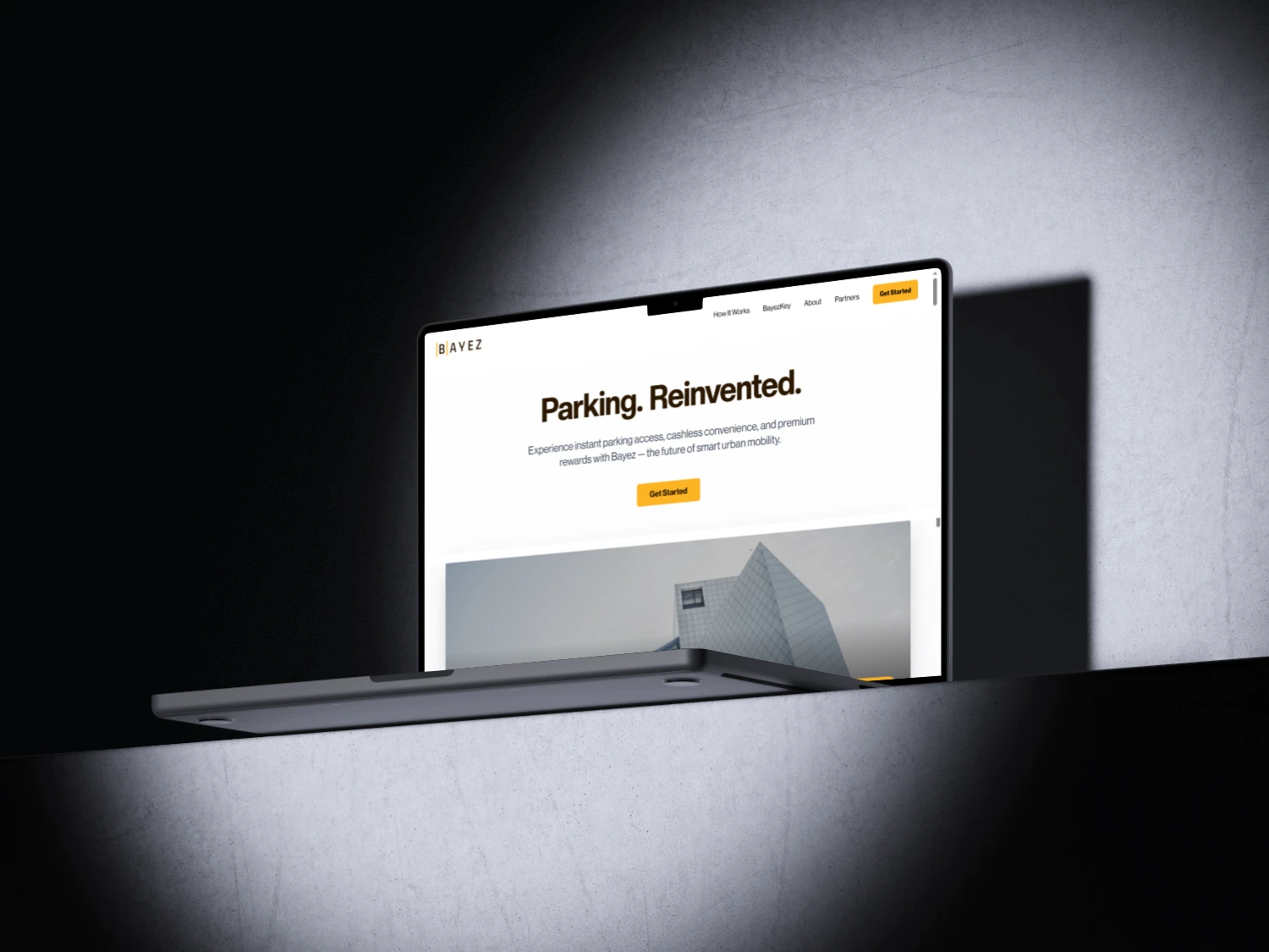 Bayez Web App Development screen